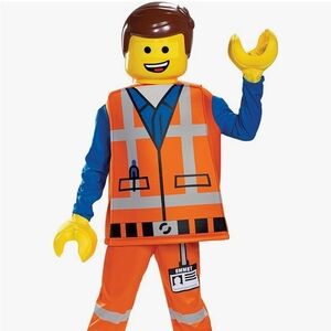 The Lego Movie Emmet Halloween Costume Size 4-6